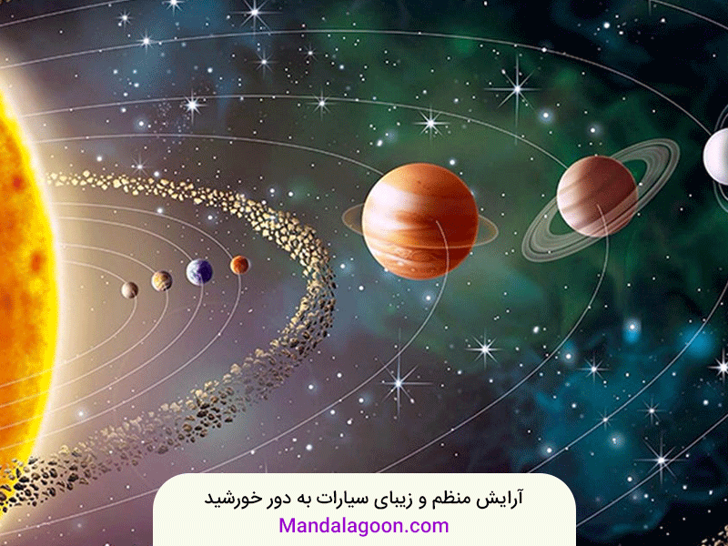 آٰرایش ماندالایی جهان هستی | شرح توسط ماندالاگون | Mandalagoon